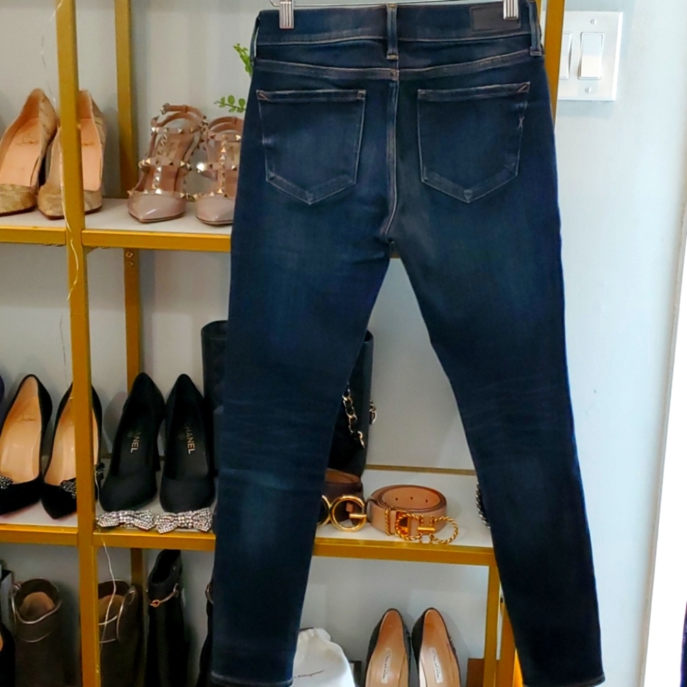 Express Mid Rise soft lined jean legging - Picture 4 of 6